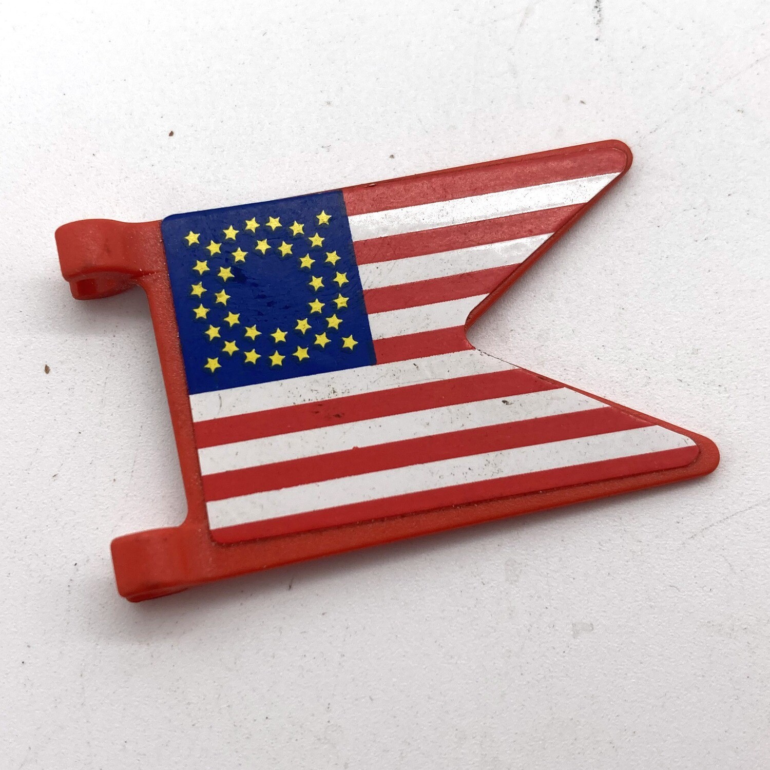 Playmobil drapeau pointe etoile rayure