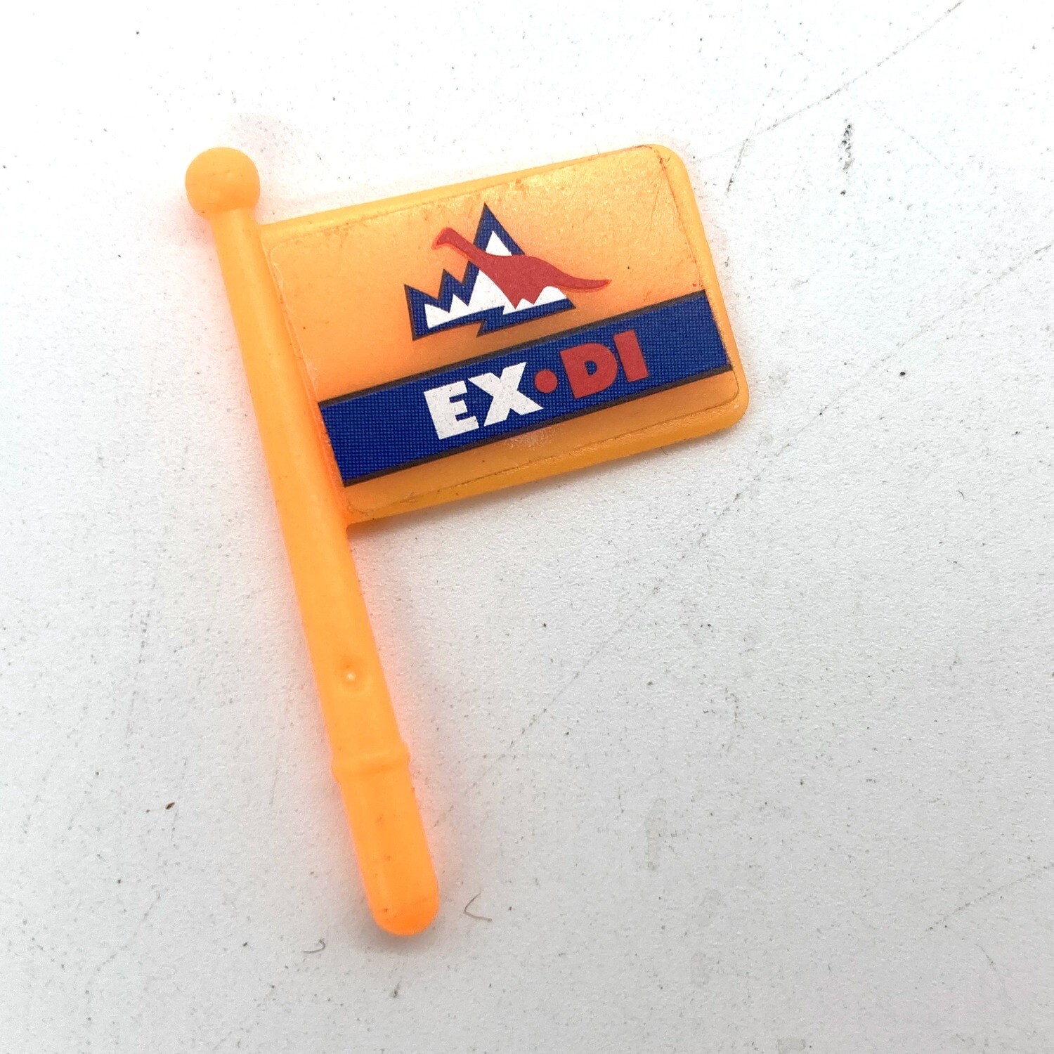 Playmobil petit drapeau ex.di orange