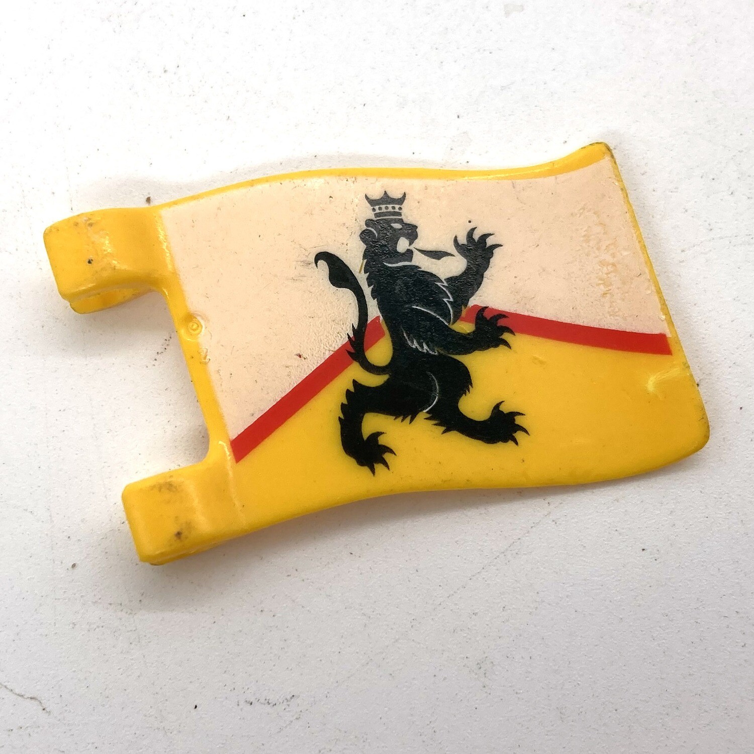 Playmobil drapeau lion jaune
