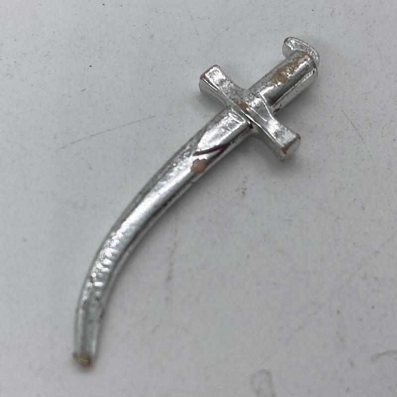 playmobil épée sabre cimeterre argent