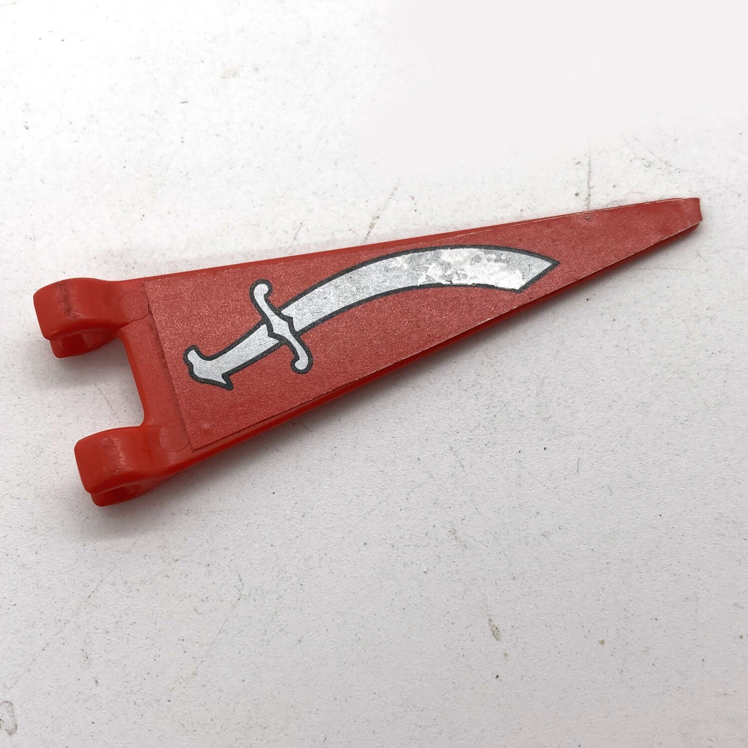 Playmobil drapeau triangle arme rouge