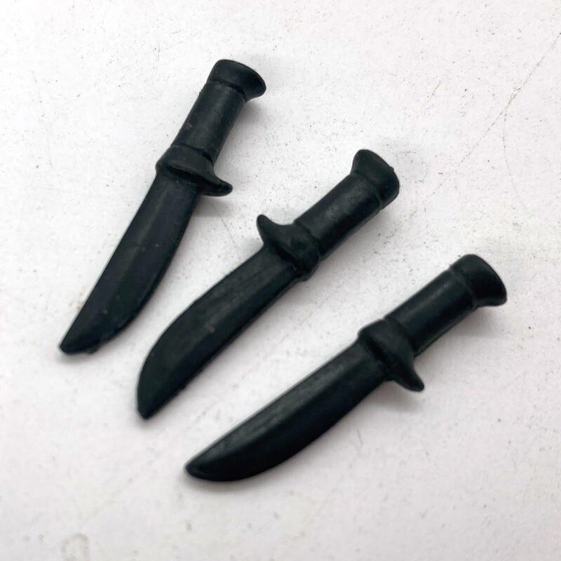 playmobil lot couteau noir