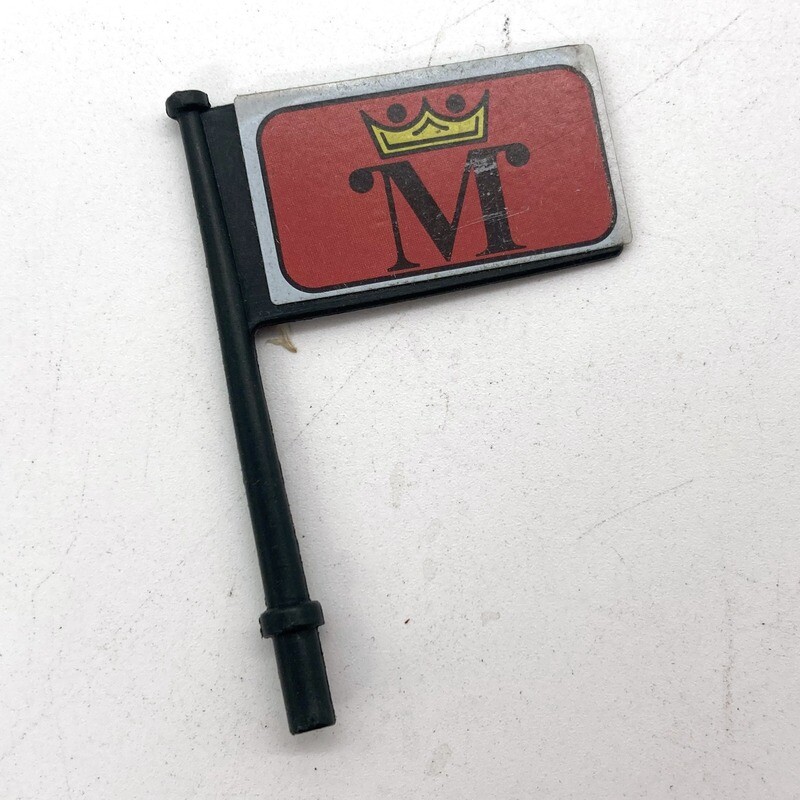 Playmobil drapeau M rouge