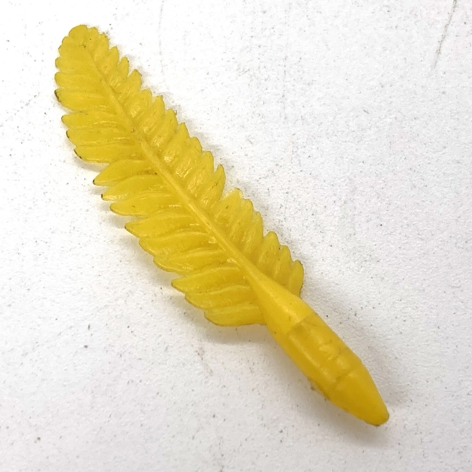 Playmobil plume d'écriture jaune