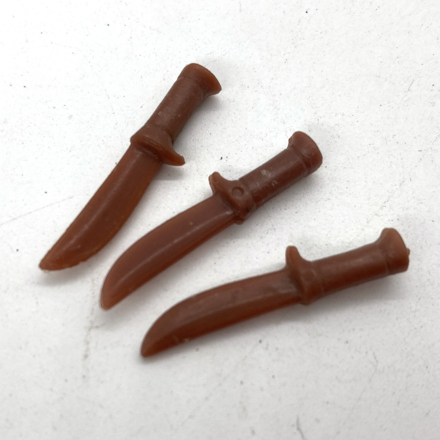 playmobil lot couteau marron