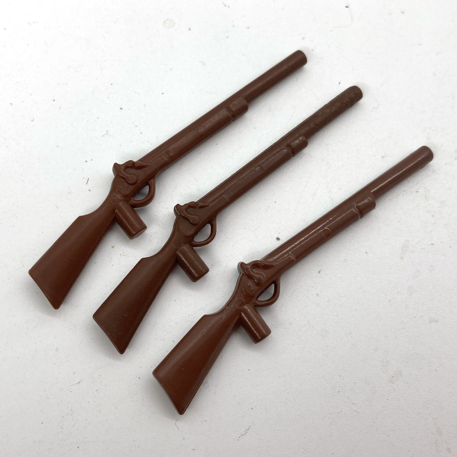 Playmobil 3 fusils marron
