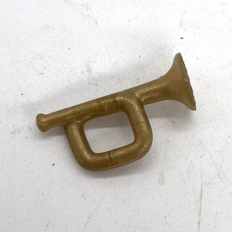 Playmobil trompette de cavalerie or mat