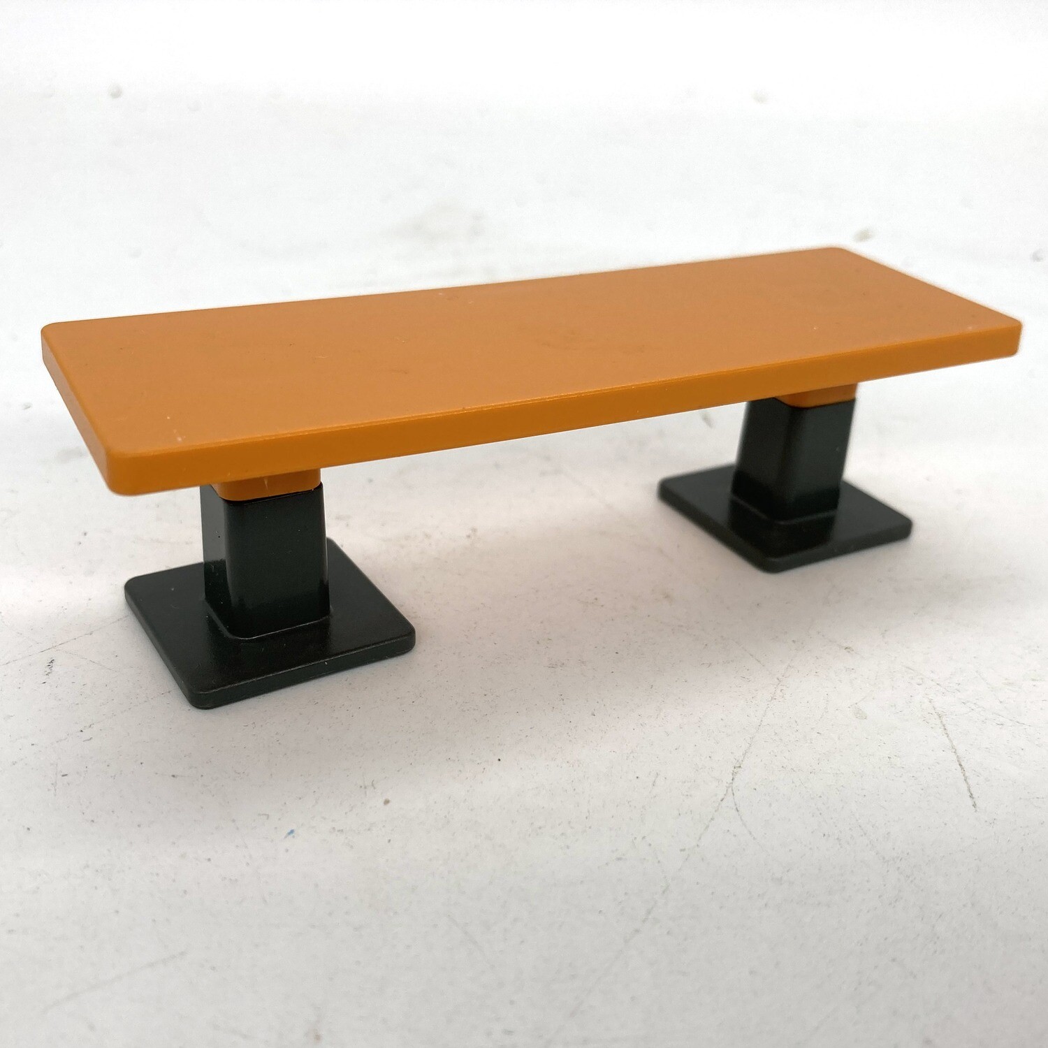playmobil banc orange