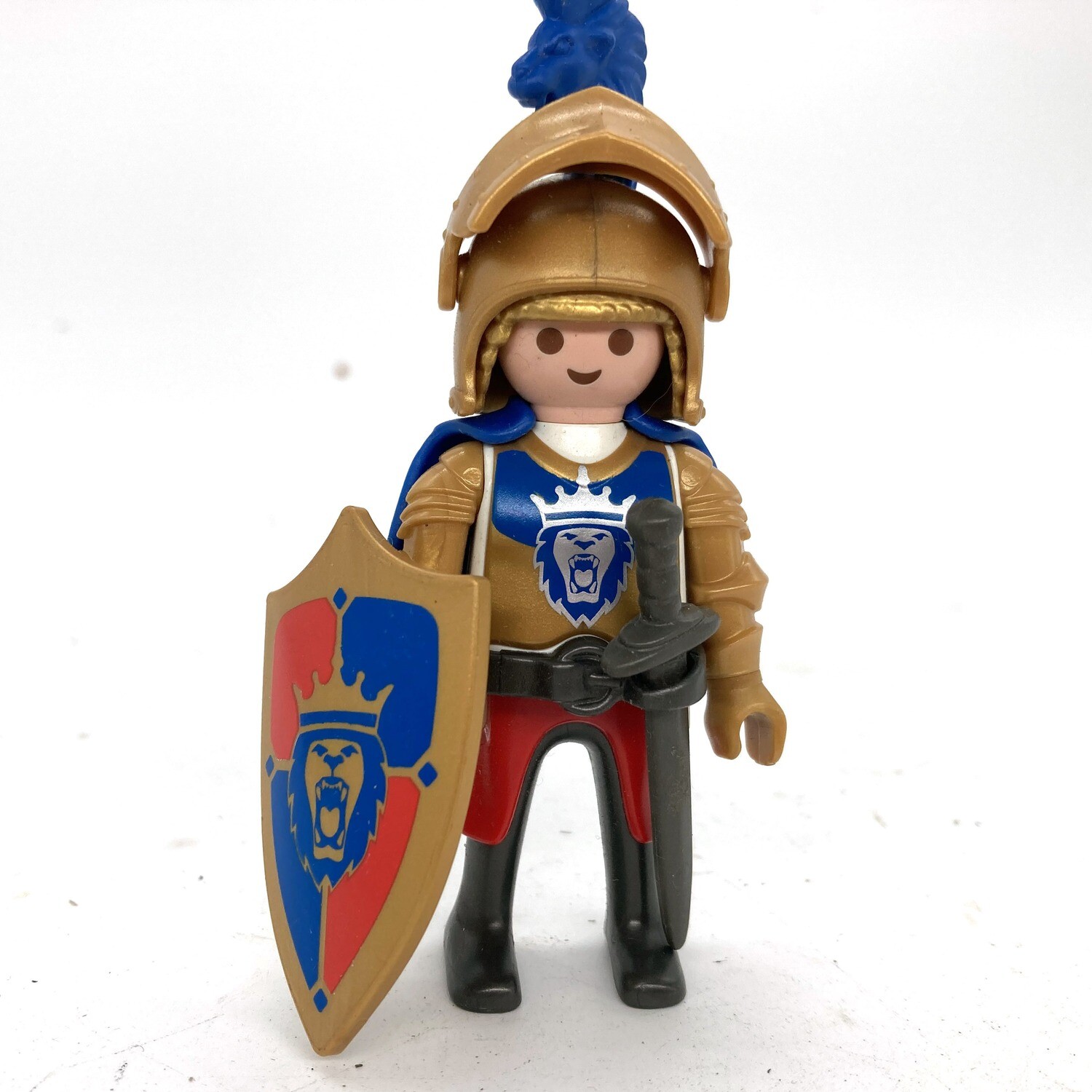 playmobil chevalier doré lion