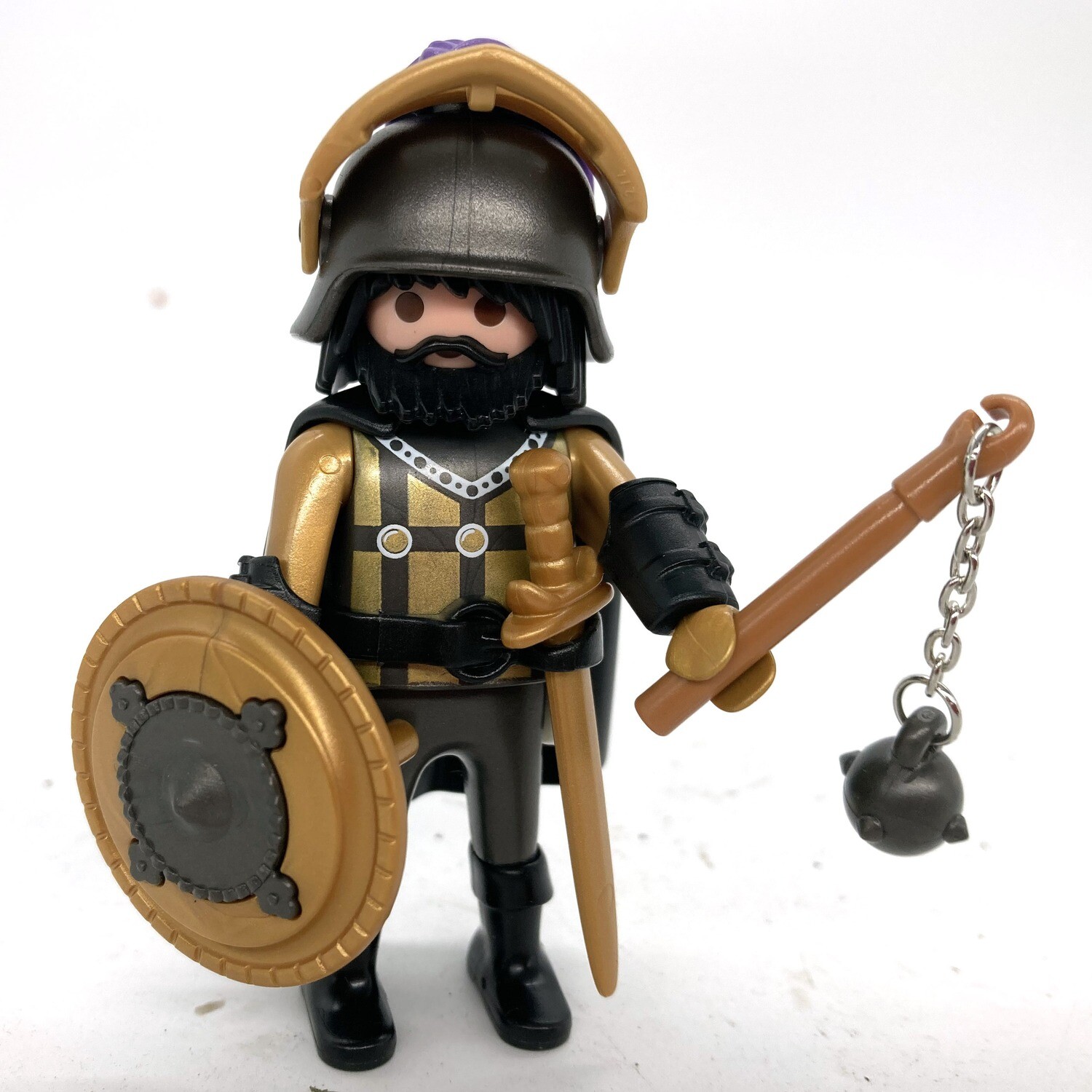 playmobil chevalier doré masse