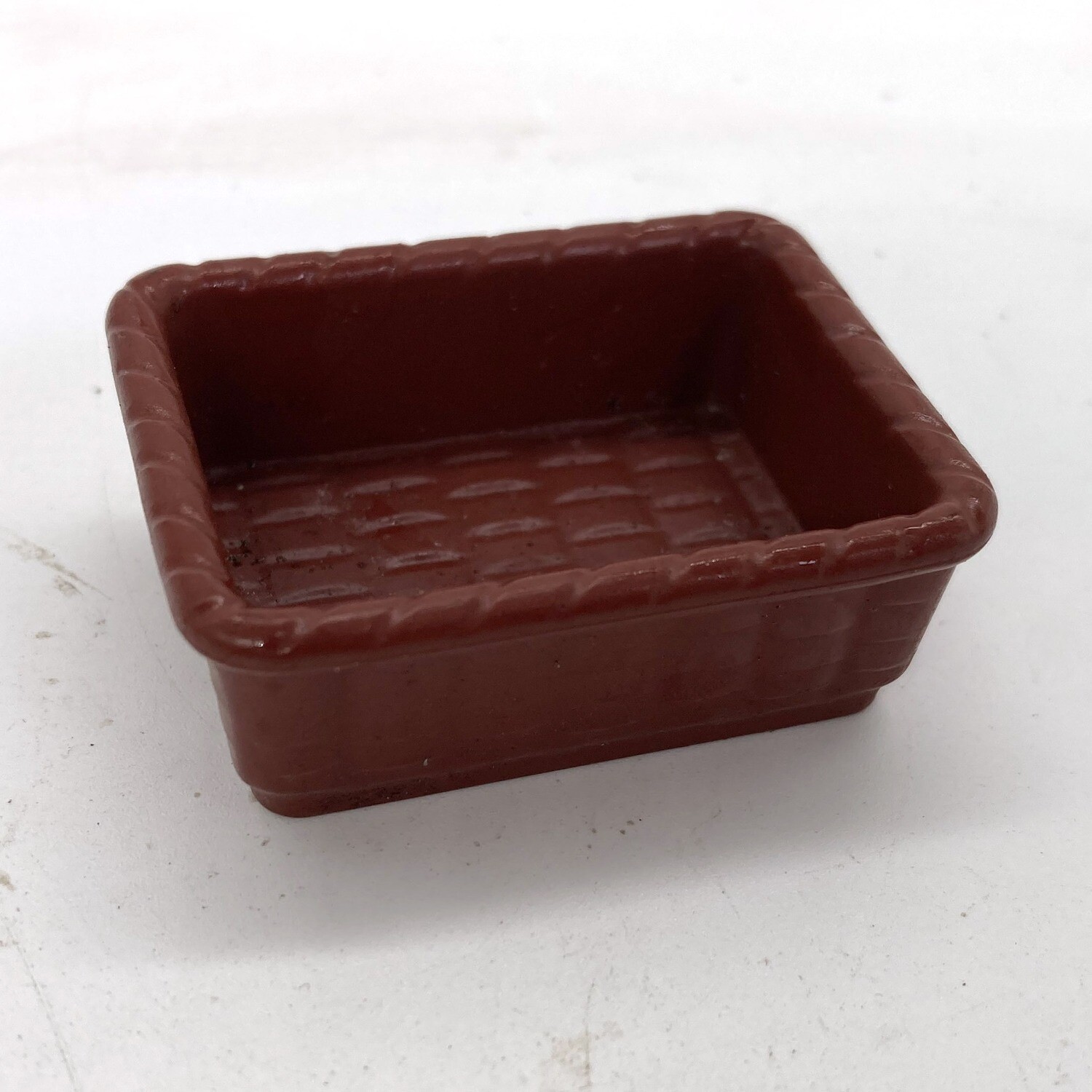 Playmobil panier rectangle marron foncé
