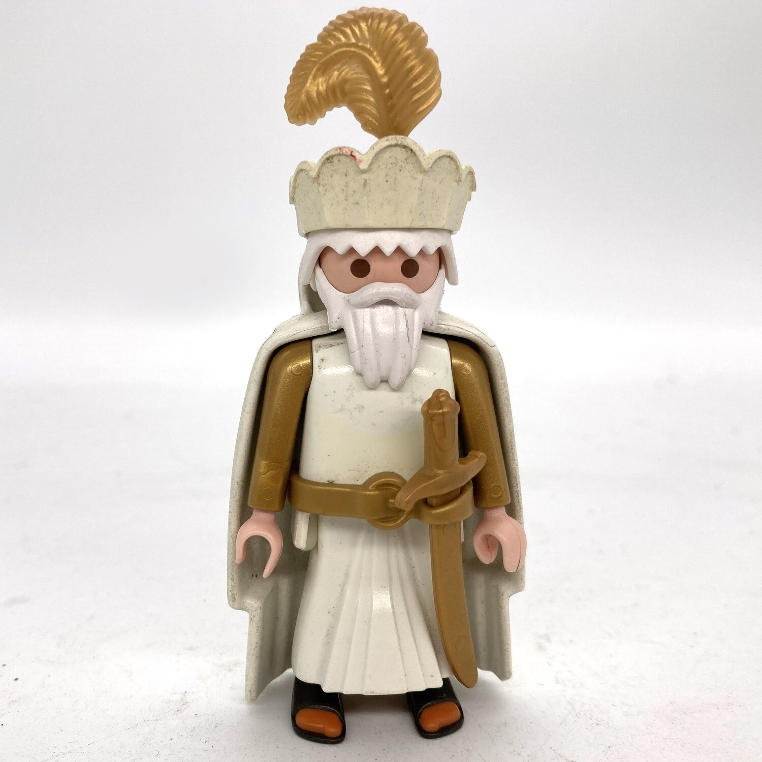Playmobil roi guerrier blanc