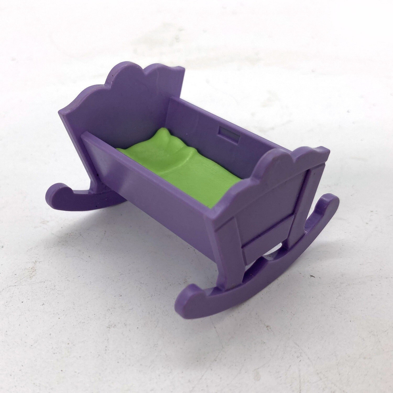 Playmobil lit berceau bébé violet
