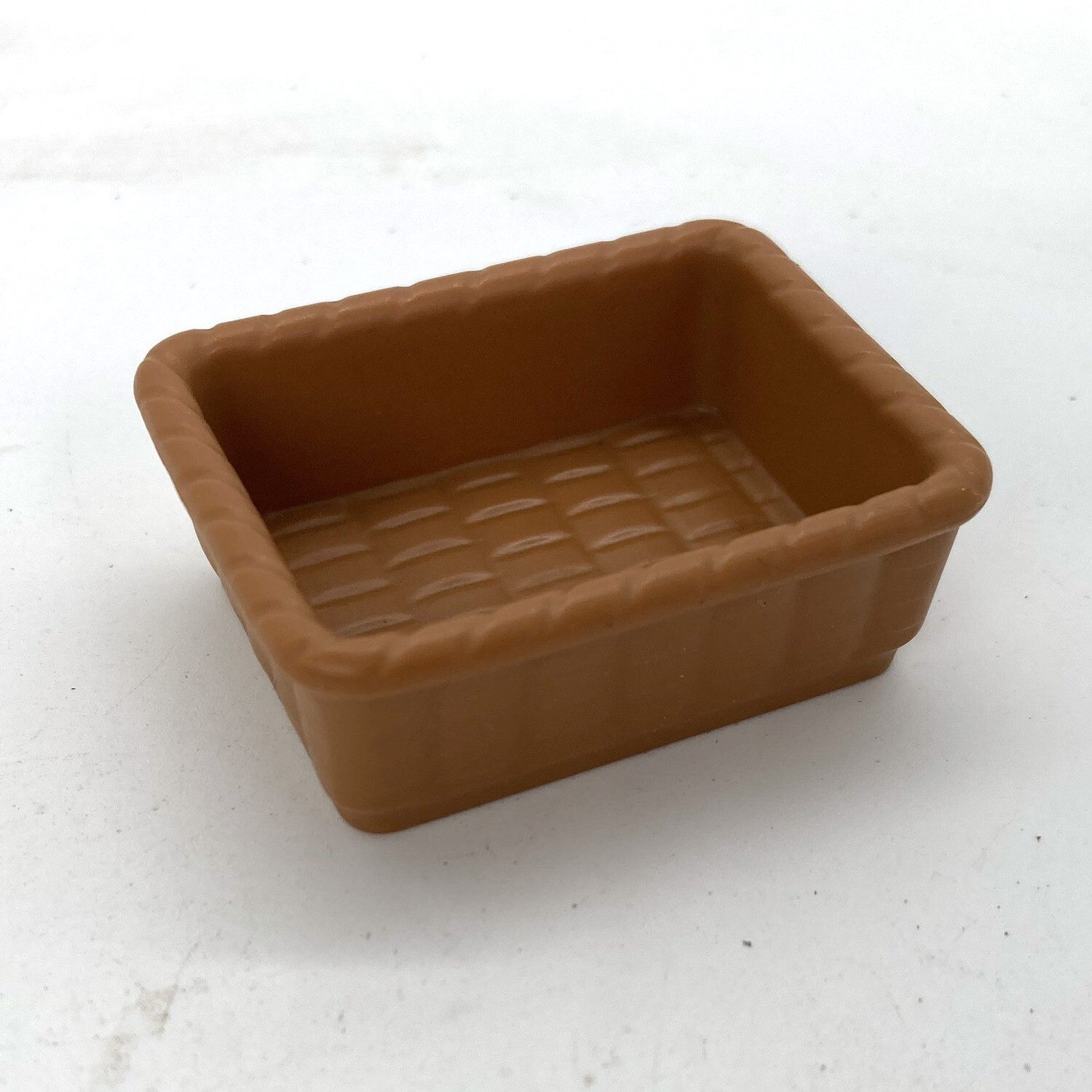 Playmobil panier rectangle marron