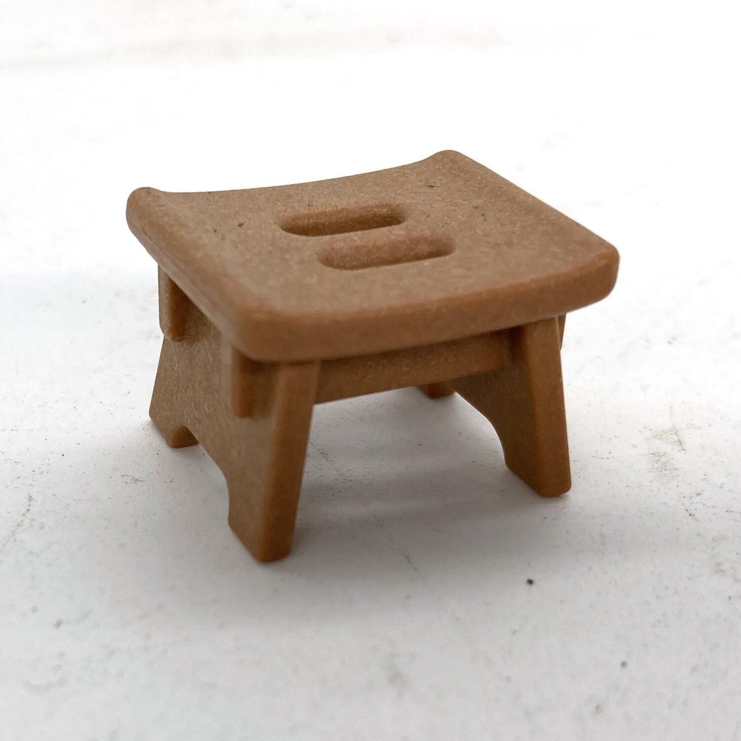 playmobil tabouret ferme marron
