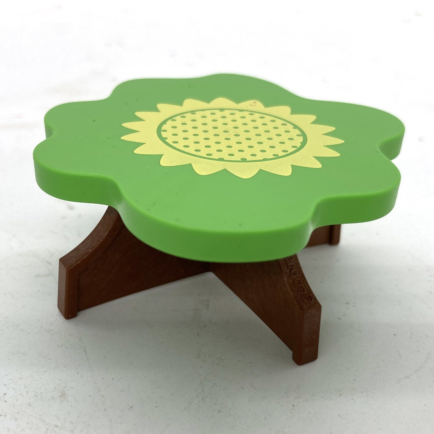 playmobil table basse verte nature