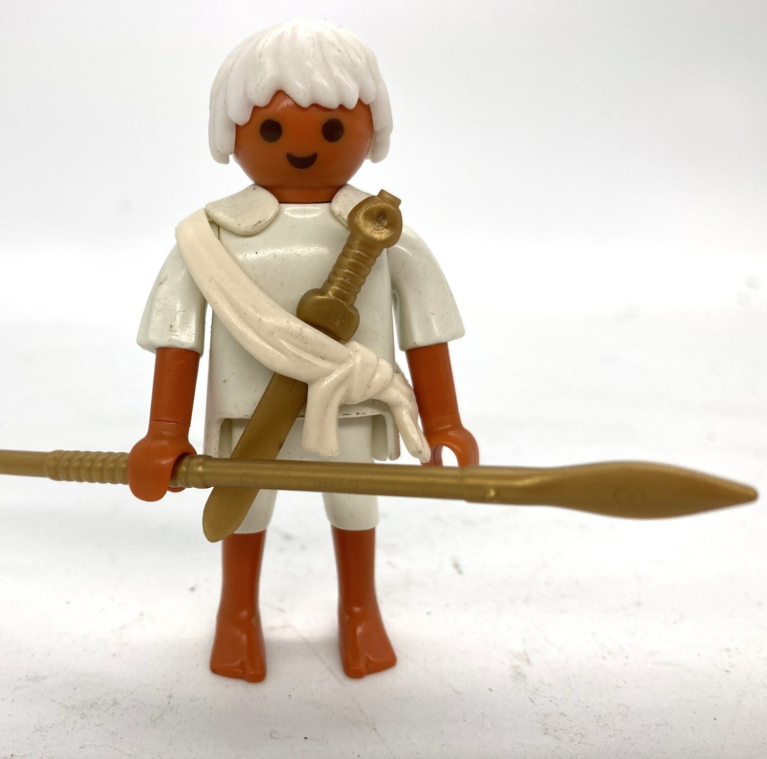 Playmobil guerrier egyptien custom blanc