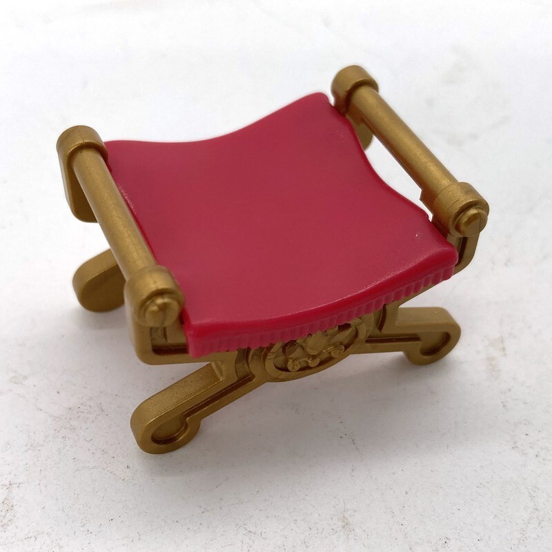 playmobil chaise romaine or