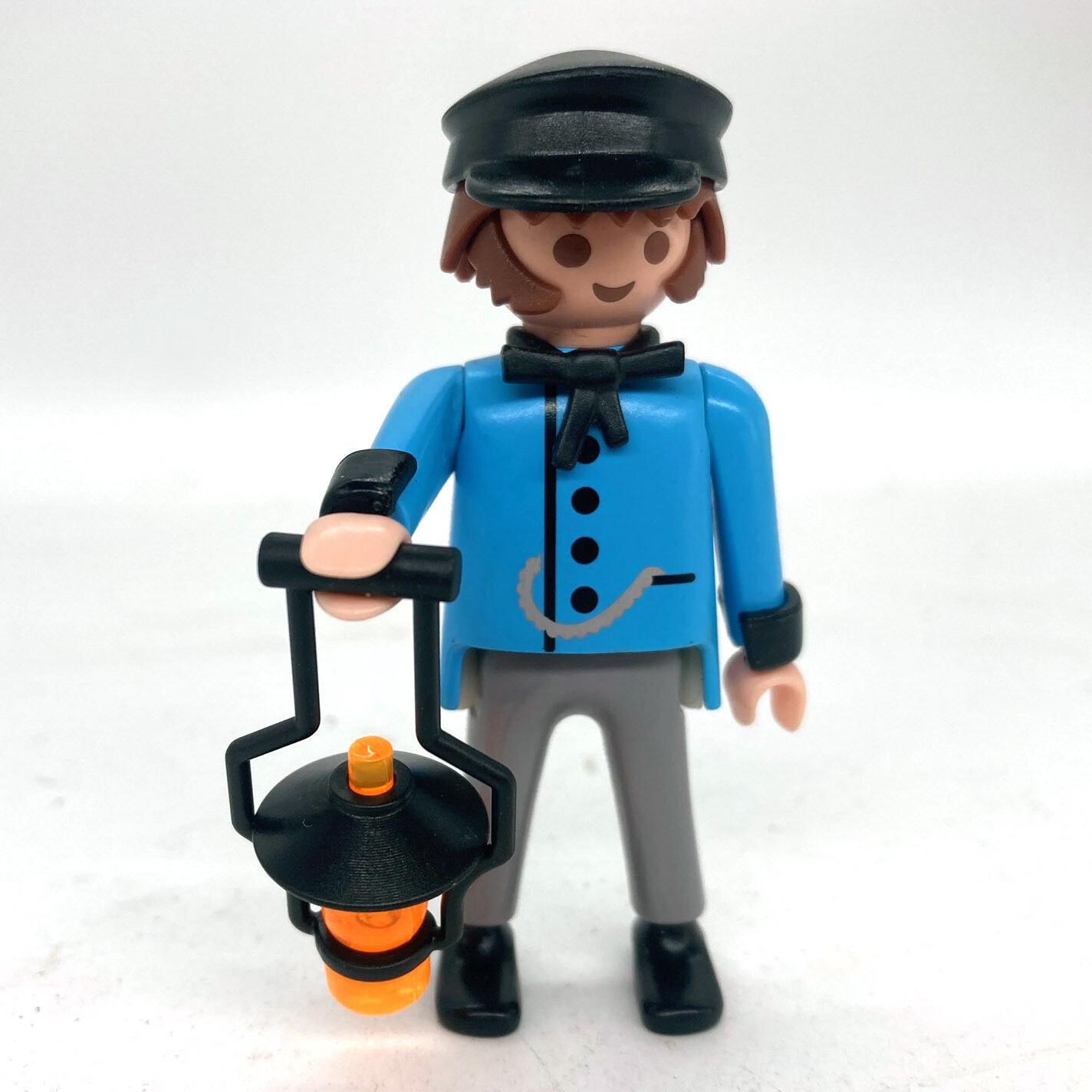 Playmobil chef de gare bleu