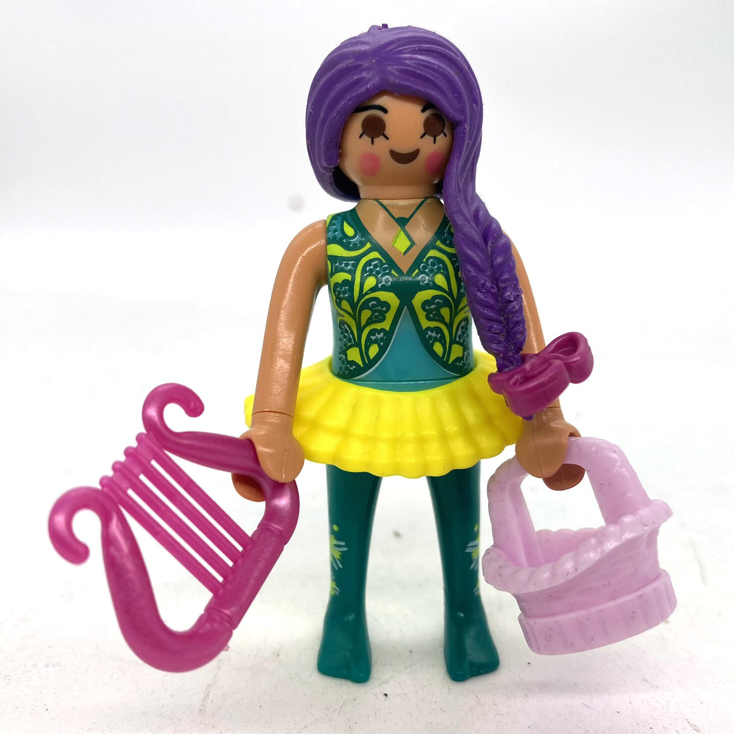 playmobil fée lyre violet