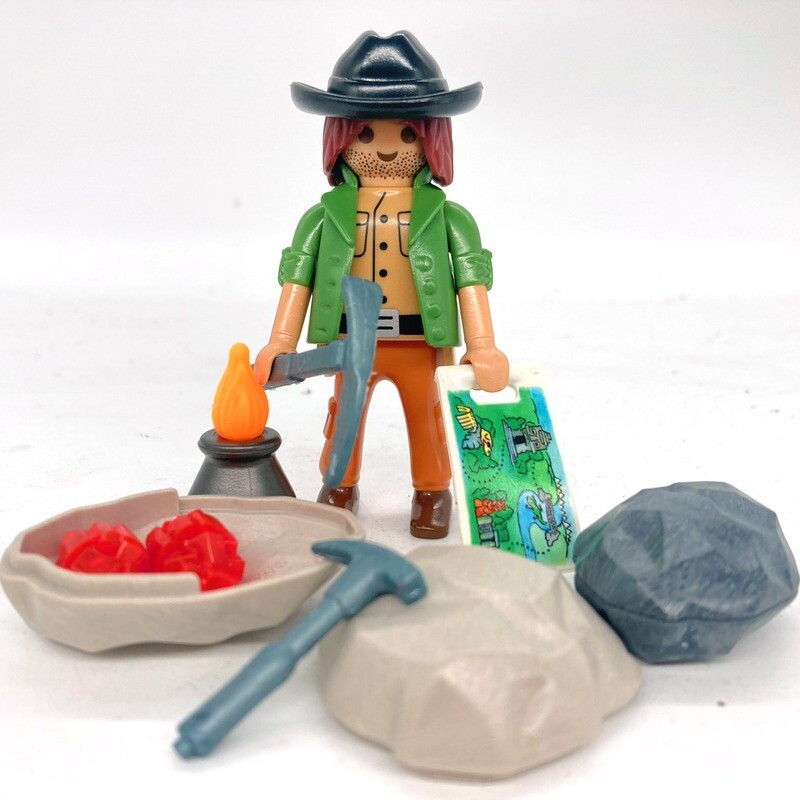 playmobil explorateur mine