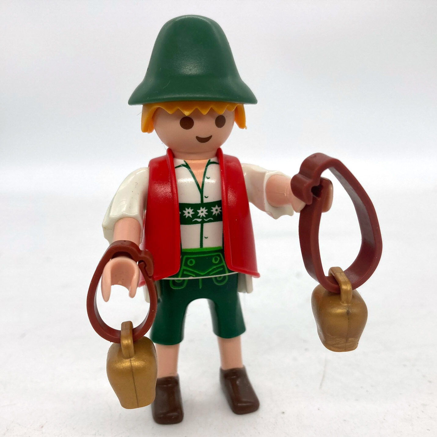 playmobil fermier collier vache