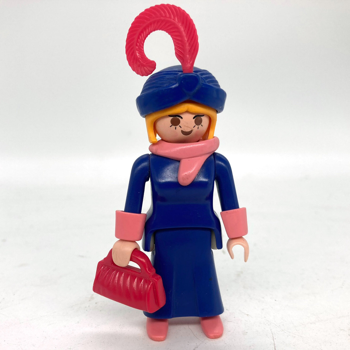 playmobil femme bleu