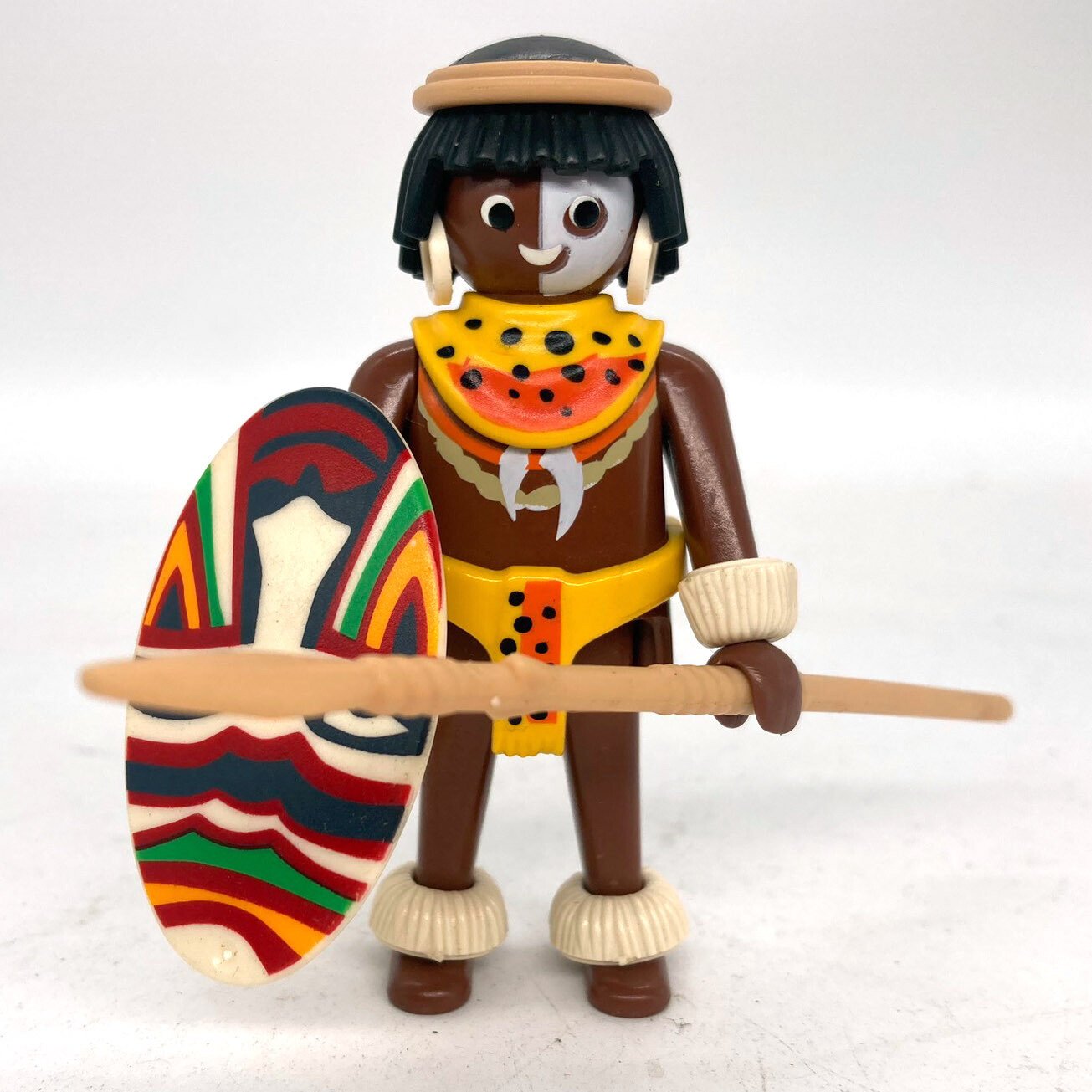 playmobil guerrier africain black