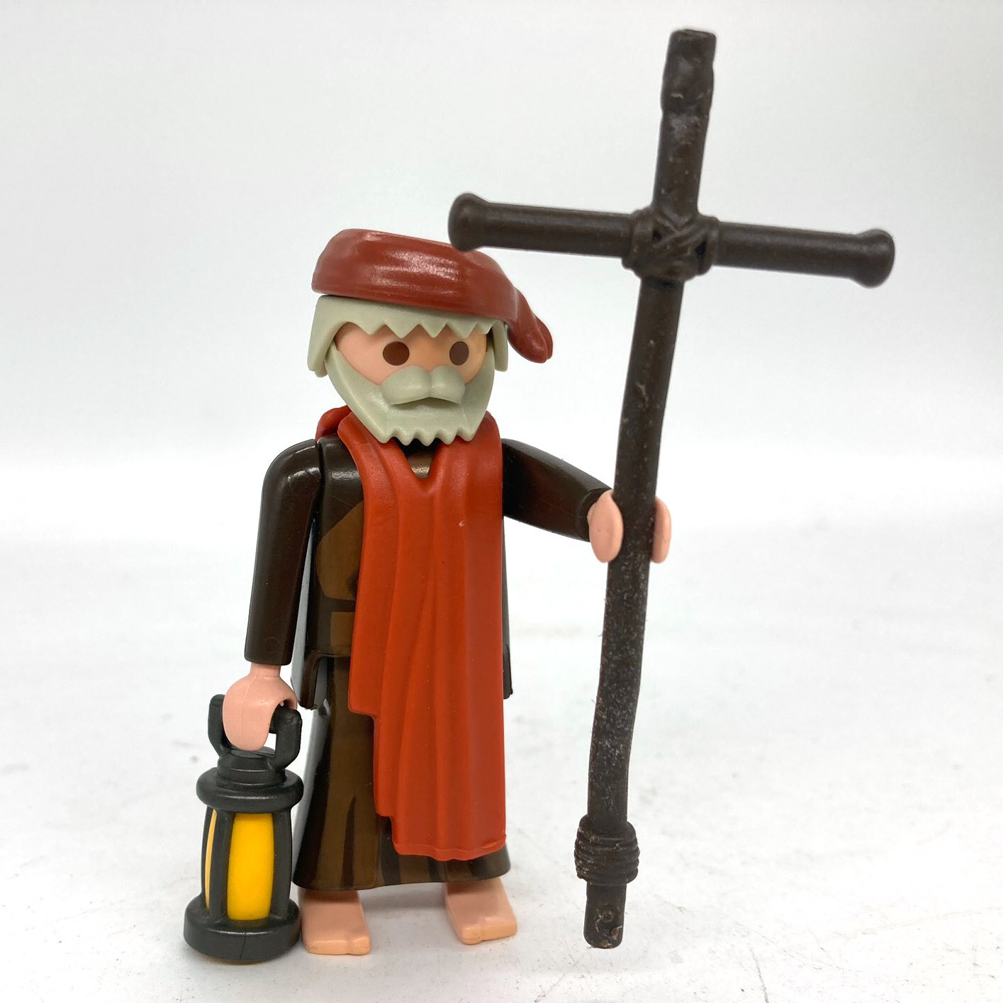 playmobil moine croix