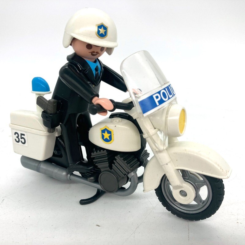 Playmobil motard de police 6