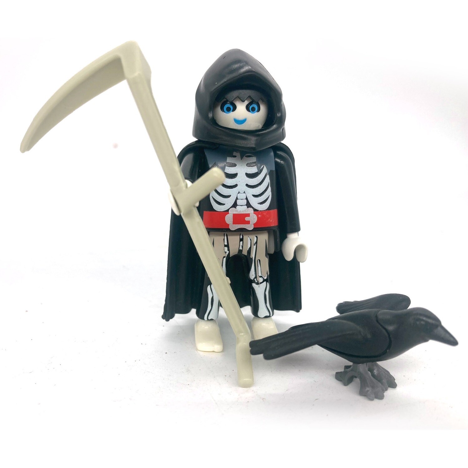 playmobil la mort  faucheuse au corbeau