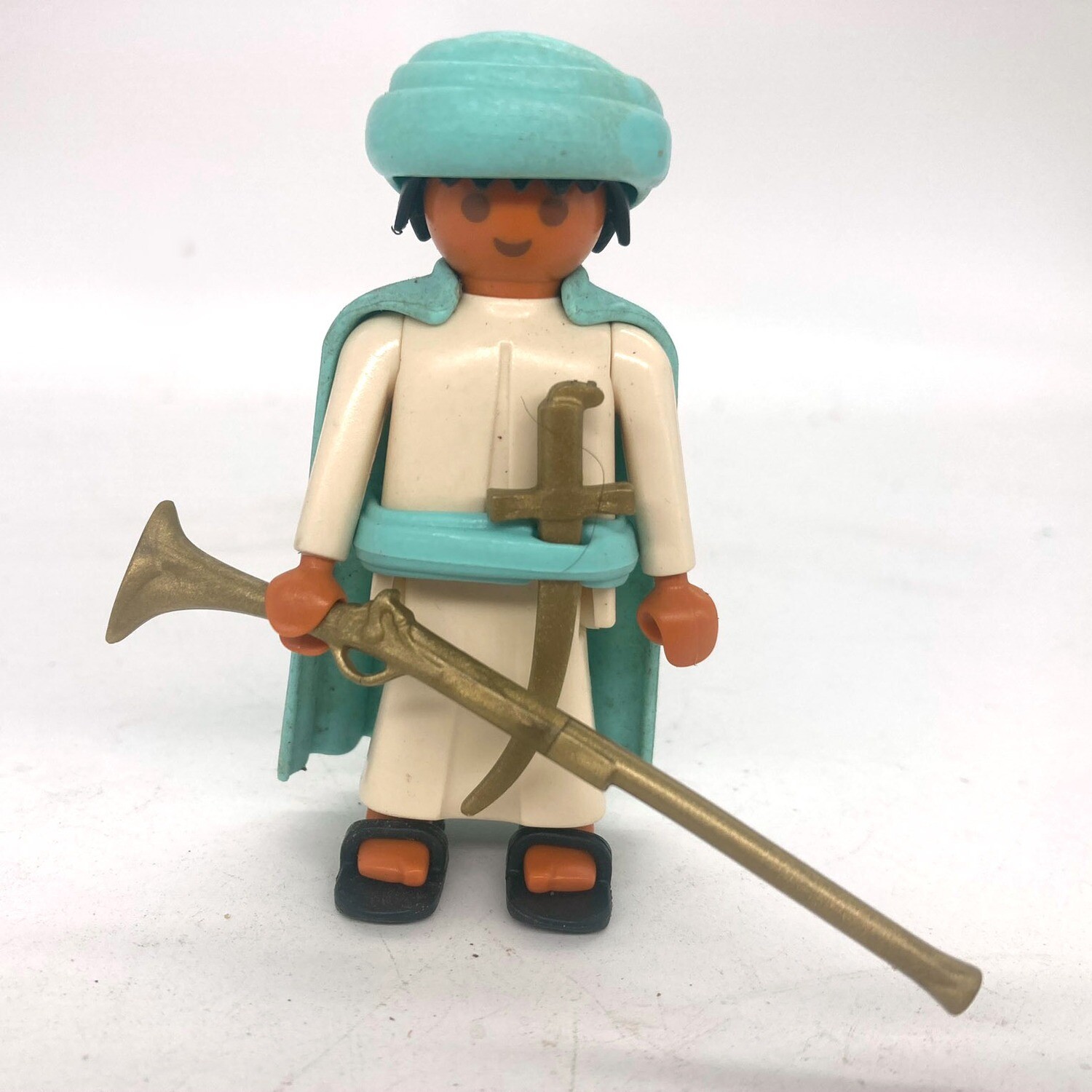playmobil guerrier touareg bleu fusil