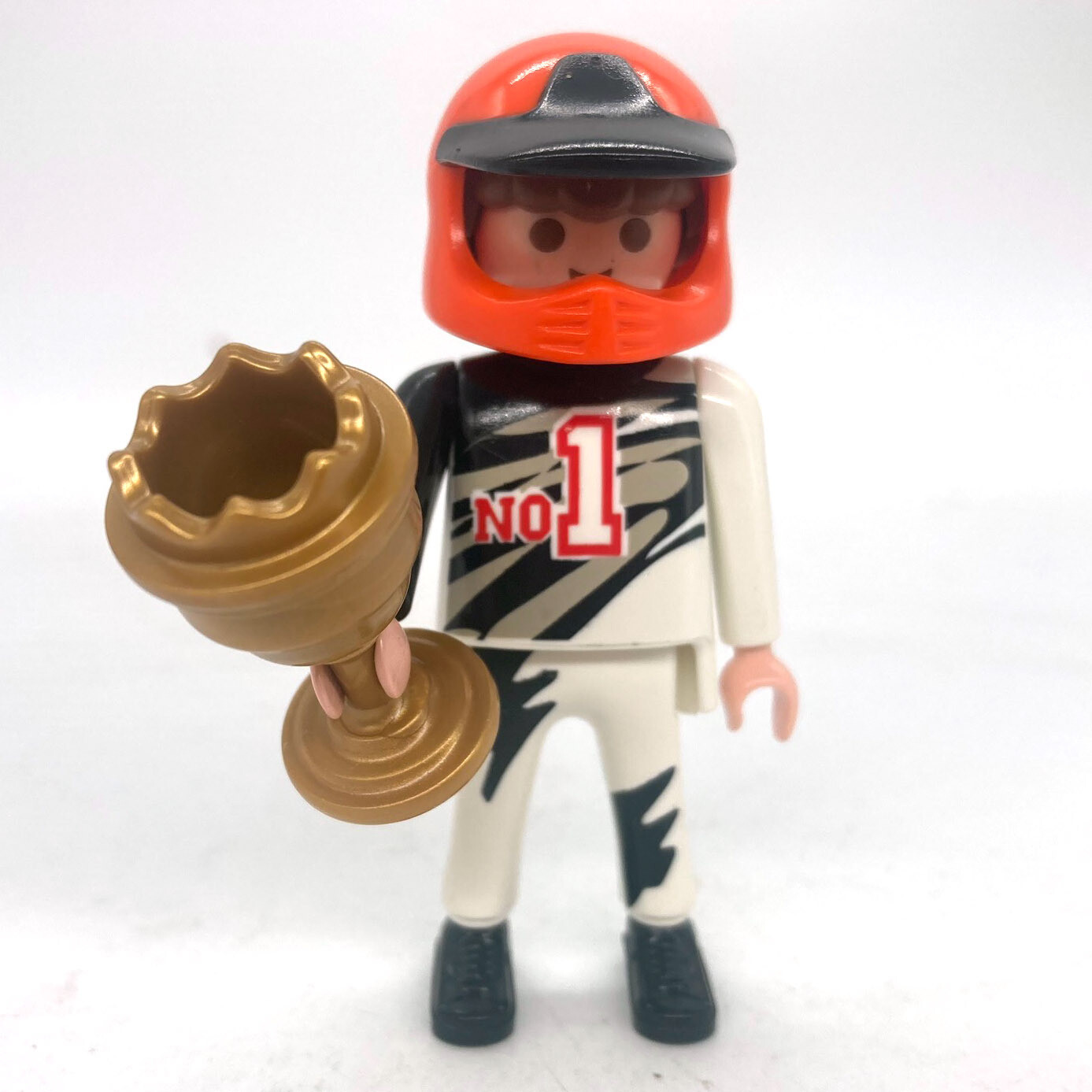 playmobil motard gagnant course