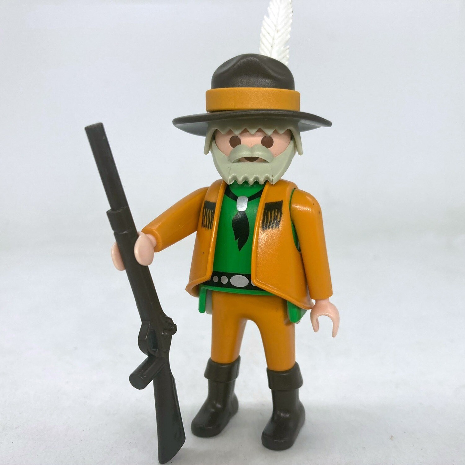 playmobil trappeur cowboy orange