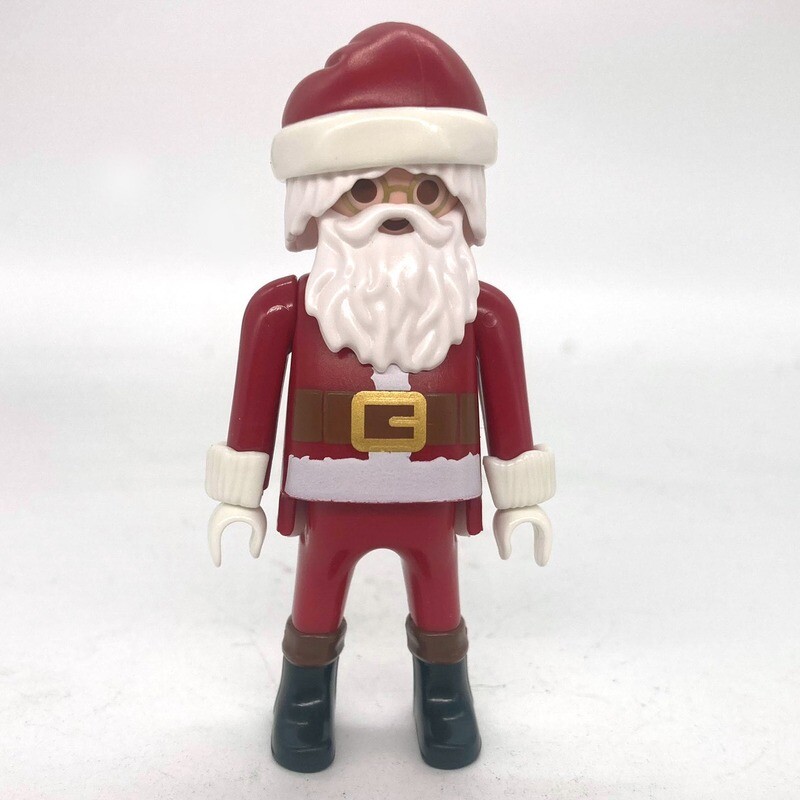 Playmobil père noël ventripotent bordeaux
