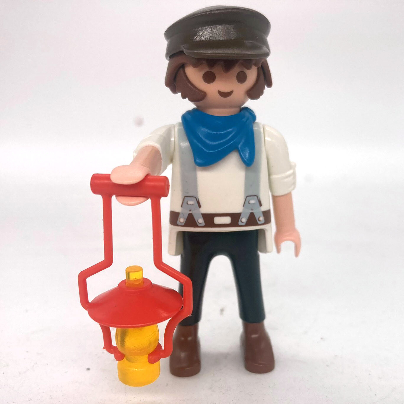 Playmobil chef de gare blanc