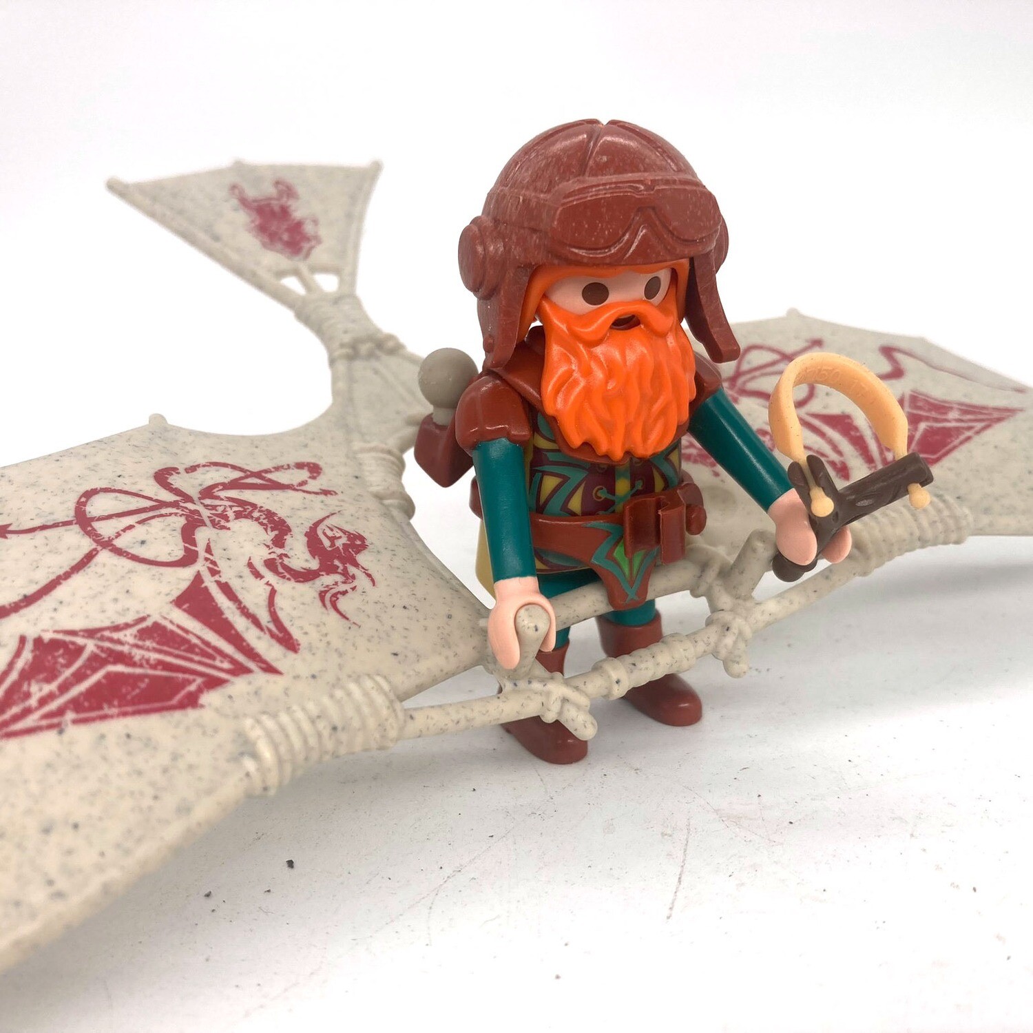playmobil guerrier nain parapente