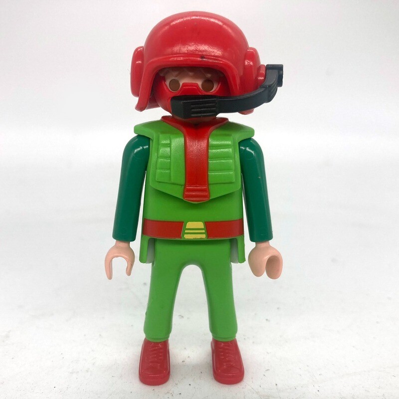 playmobil pilote hélicoptère