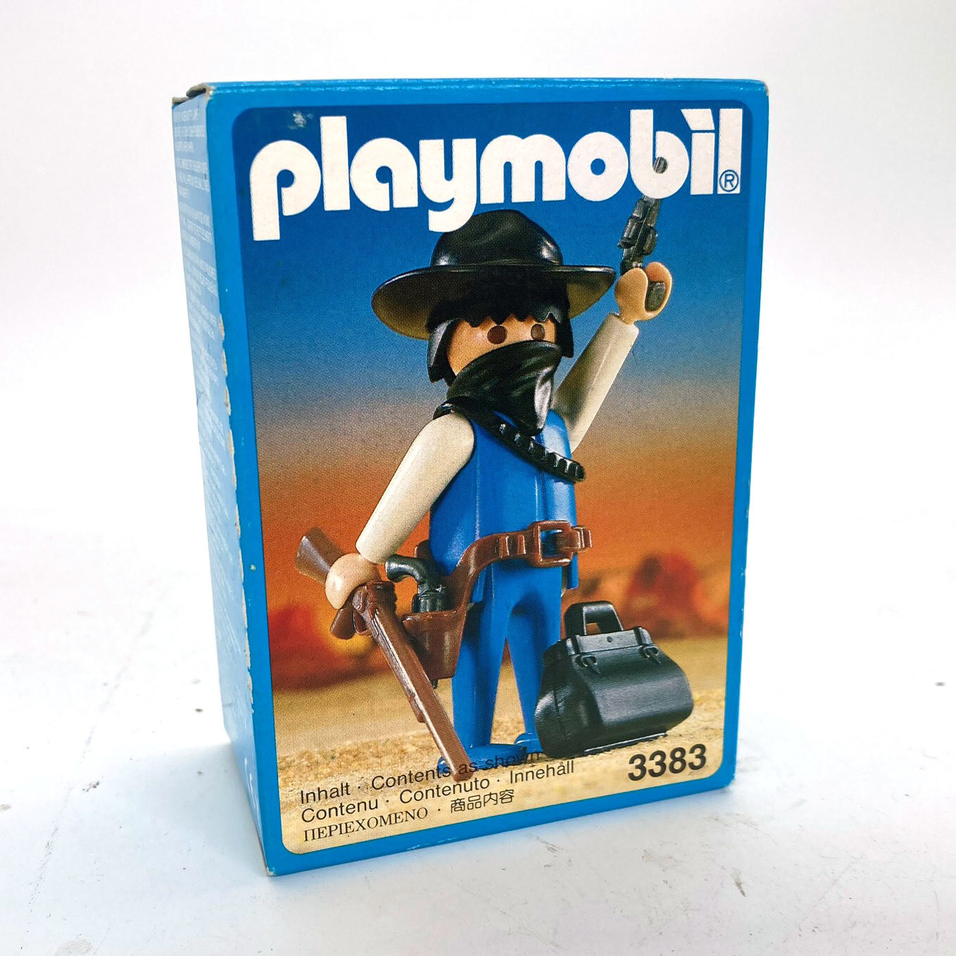 playmobil trappeur cowboy orange
