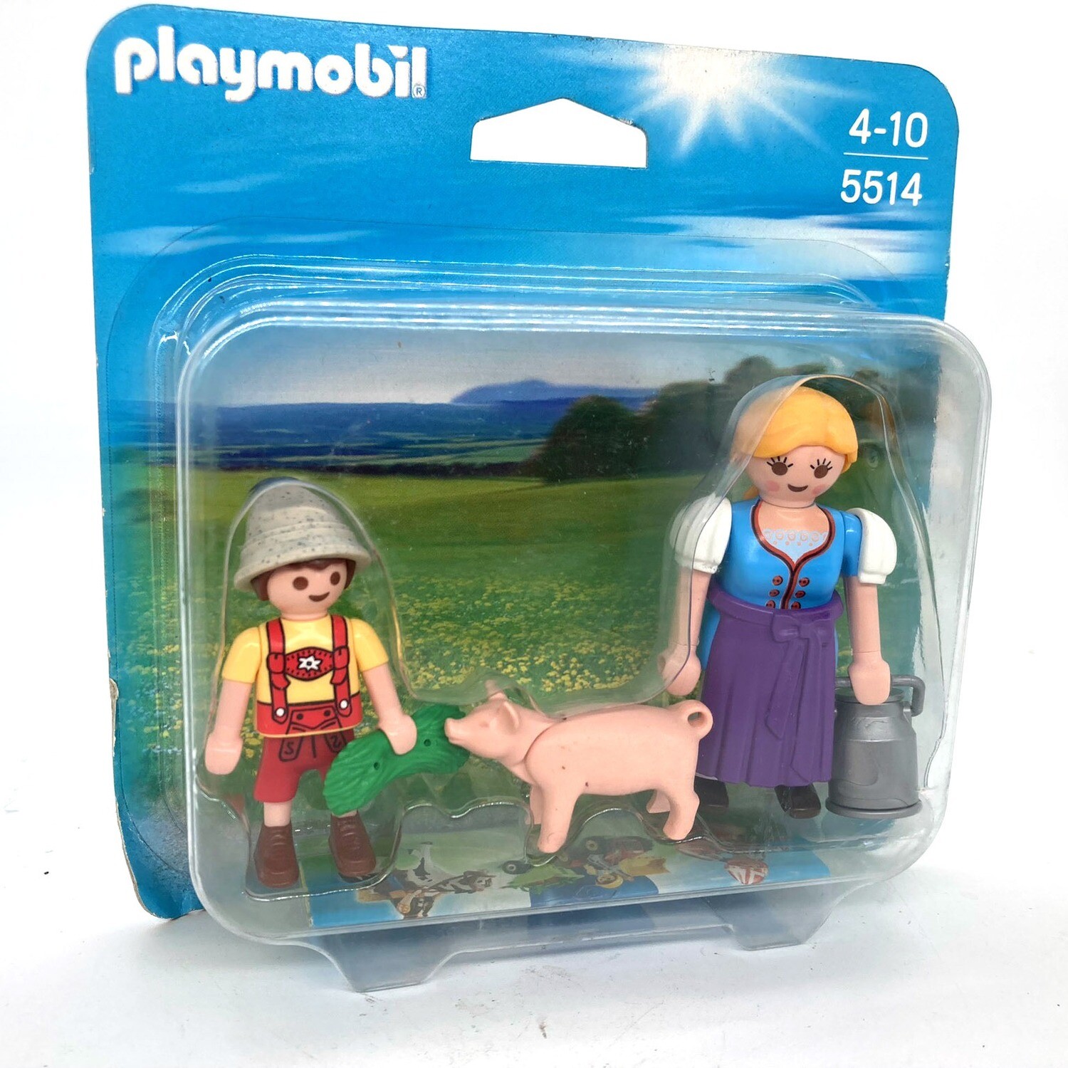 playmobil 5514 fermière enfant