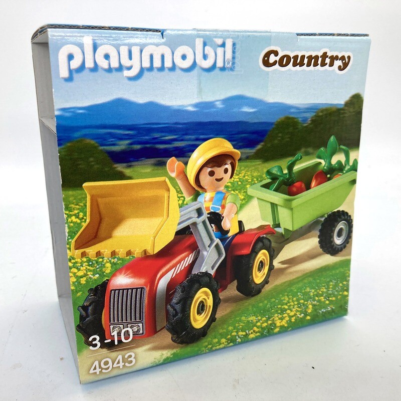 playmobil 4943 oeuf pâques tracteur enfant