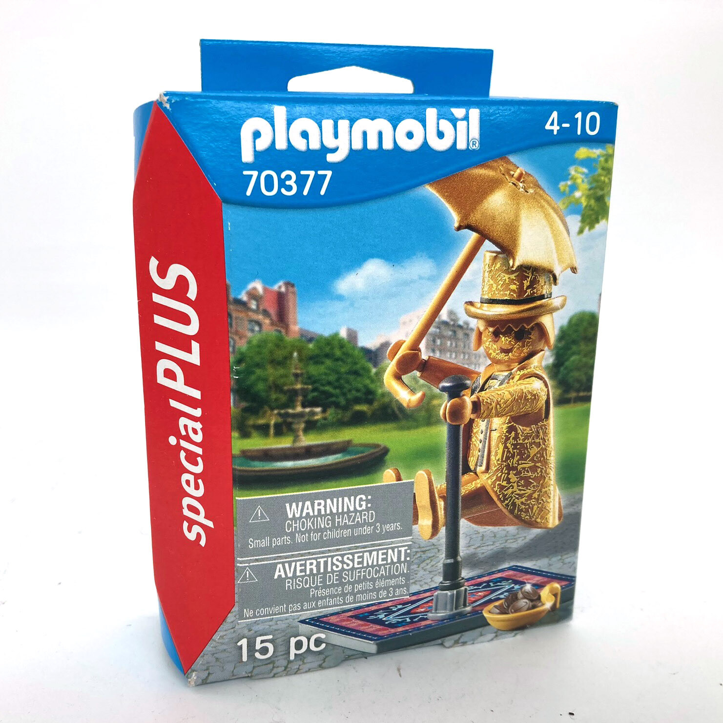 playmobil 70377 artiste de rue homme statut