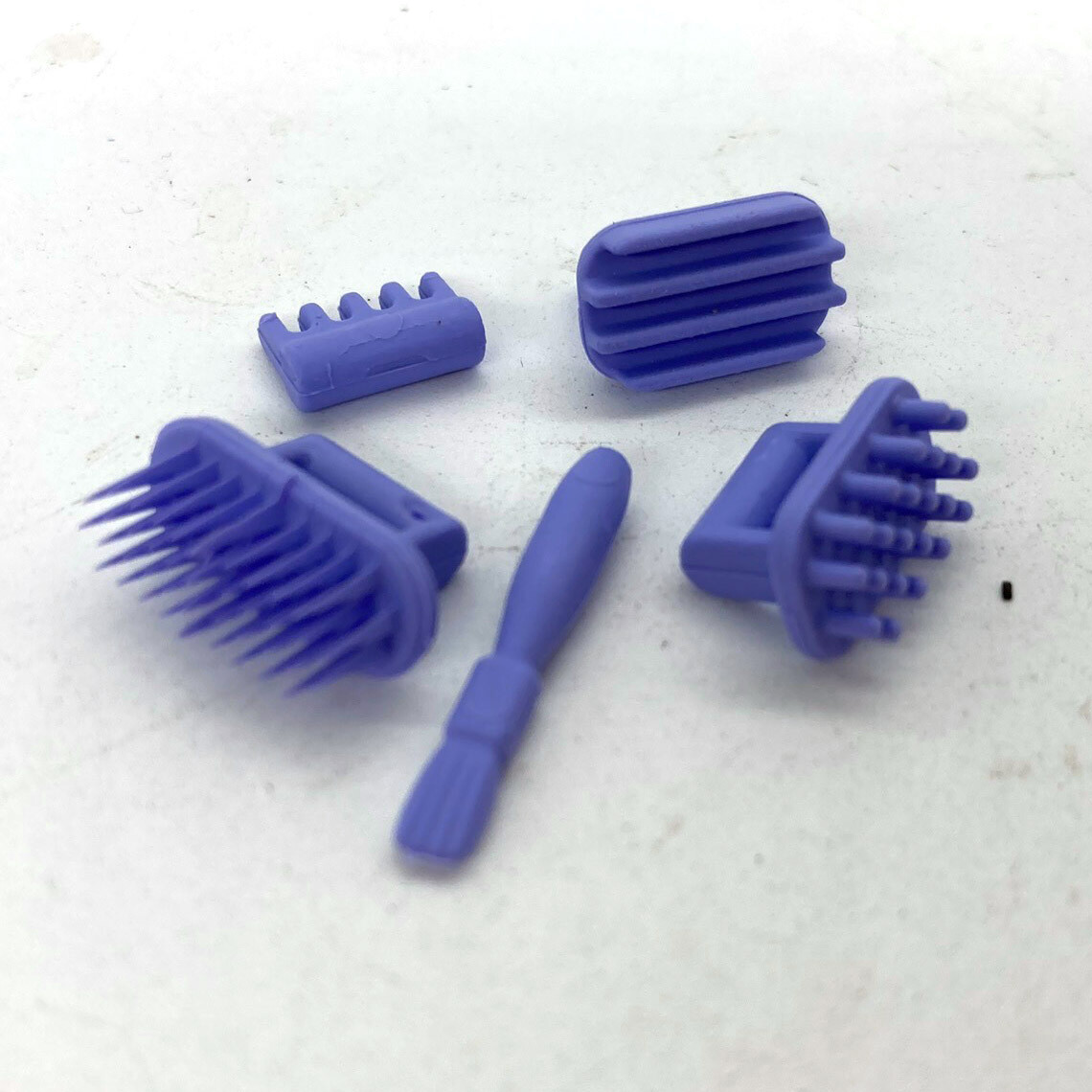 playmobil lot brosse mauve