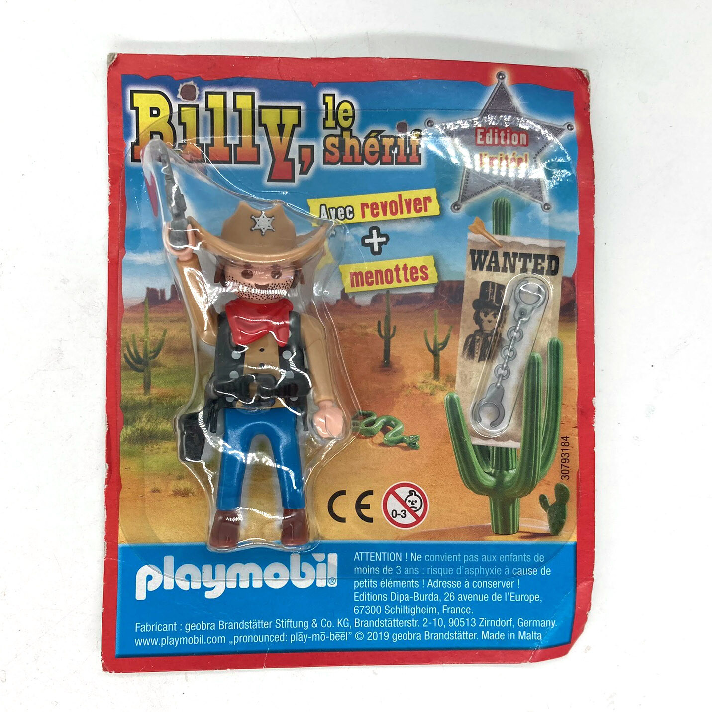 playmobil blister cowboy shériff