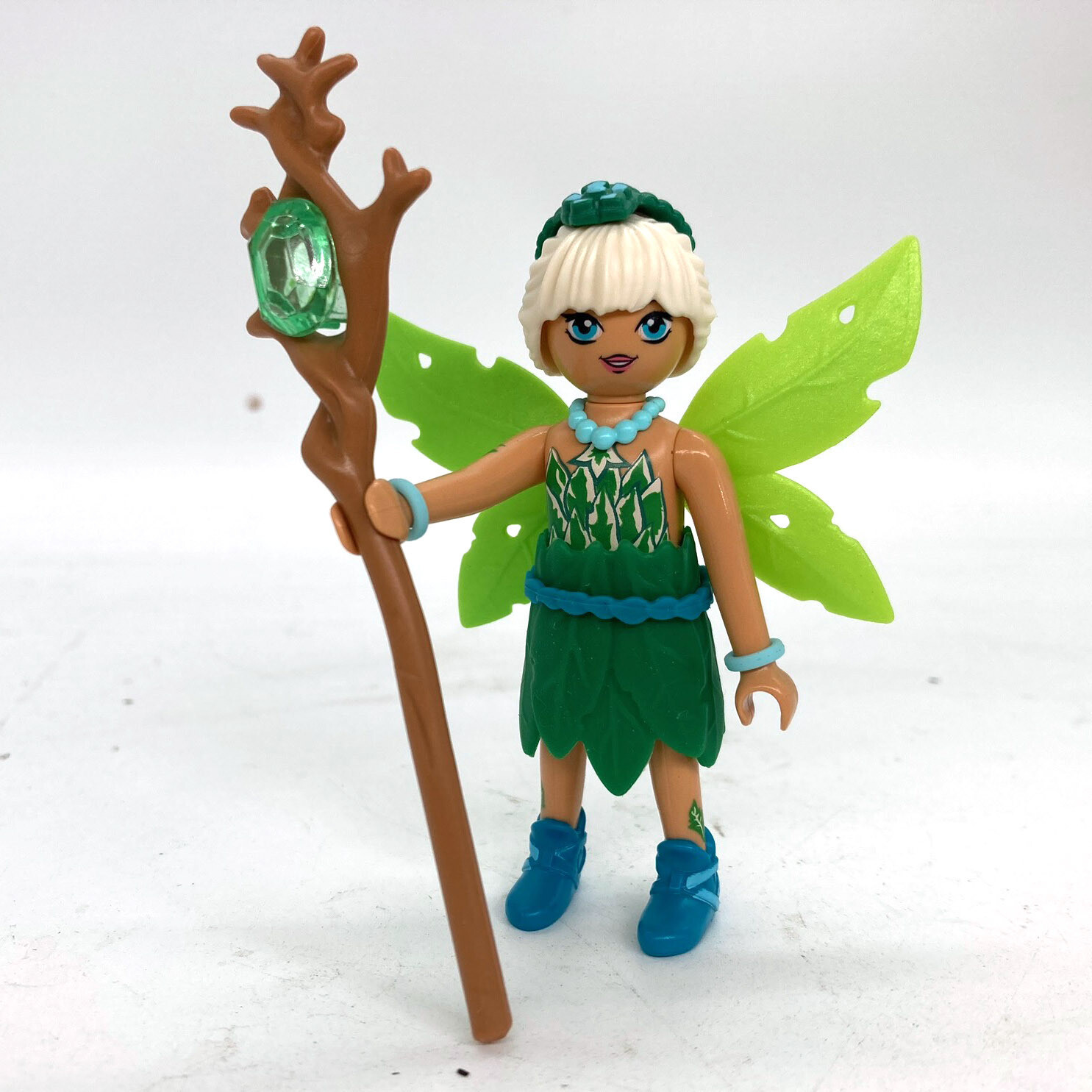 playmobil fée foret vert