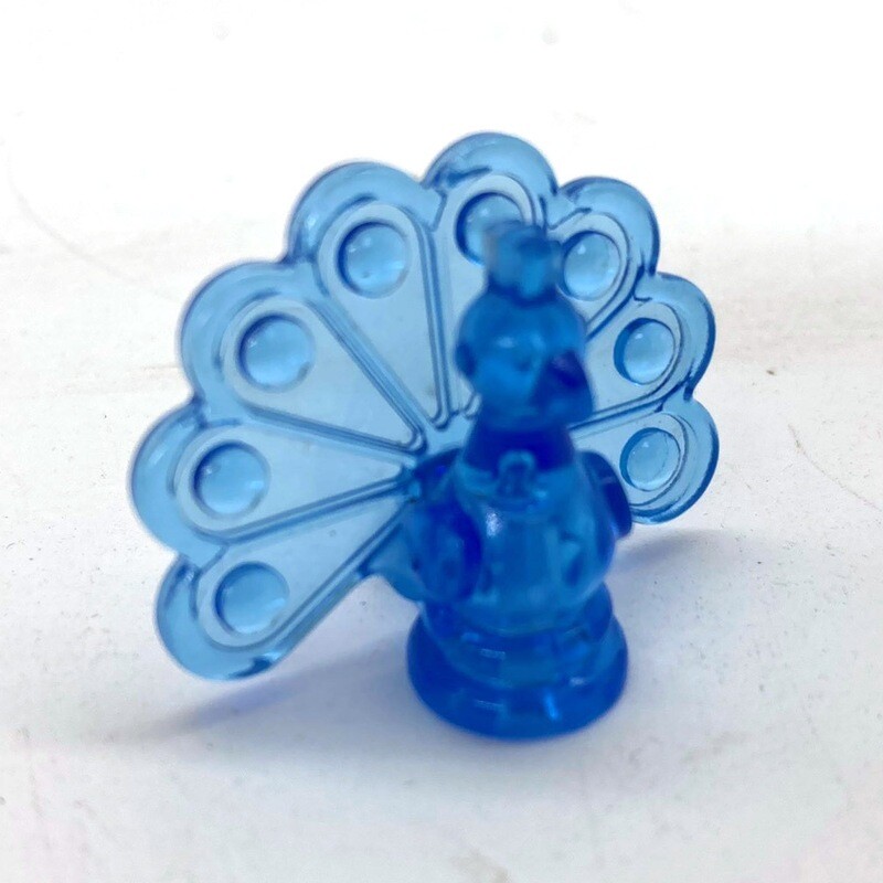 playmobil paon crystal bleu