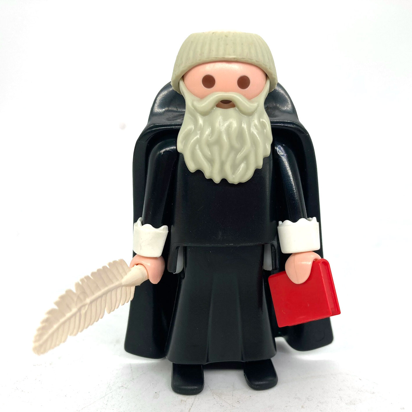 playmobil moine noir