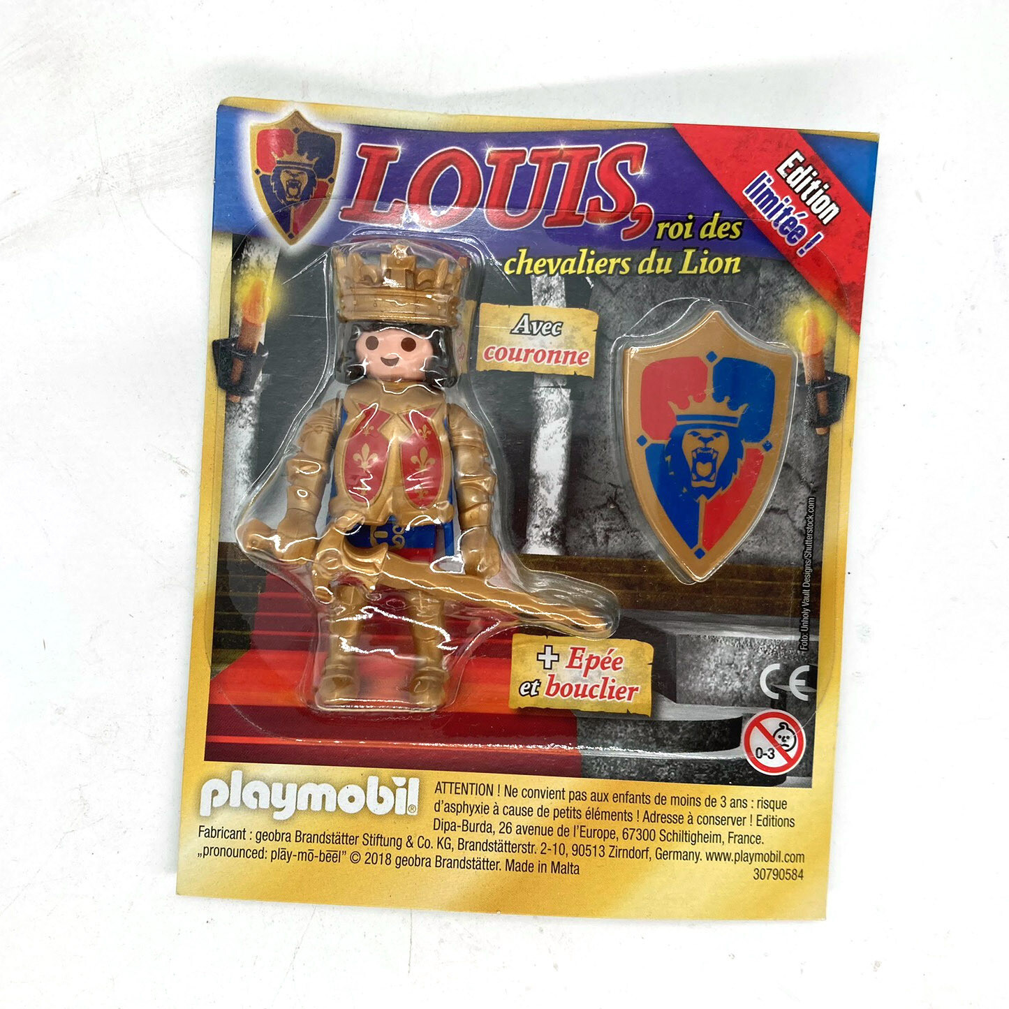 Playmobil blister roi chevalier