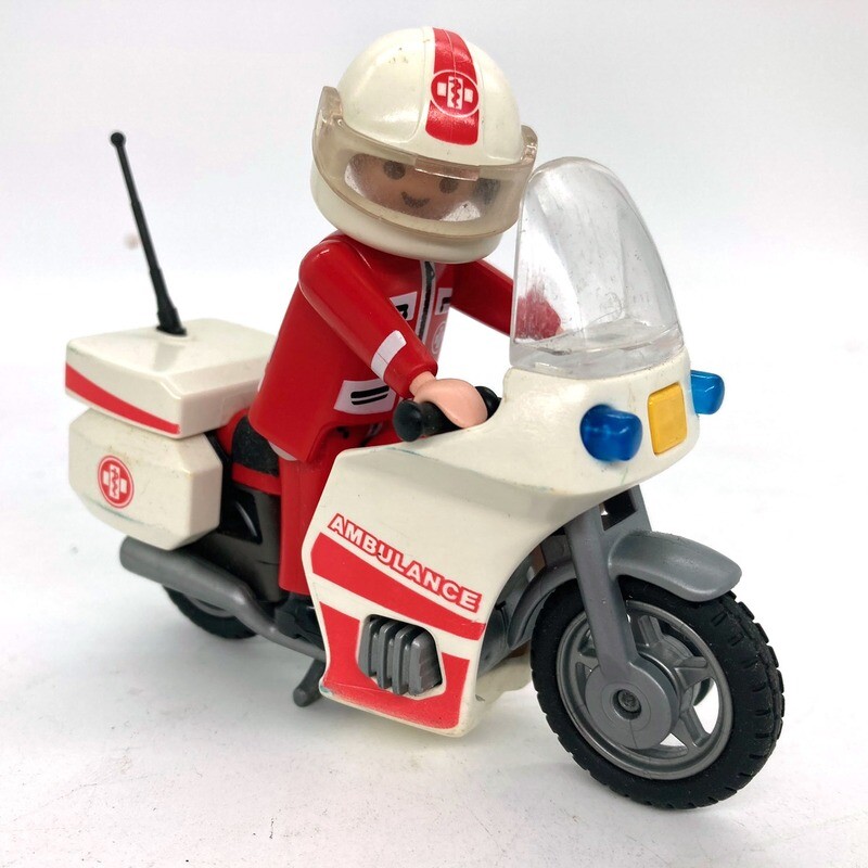 Playmobil motard ambulance