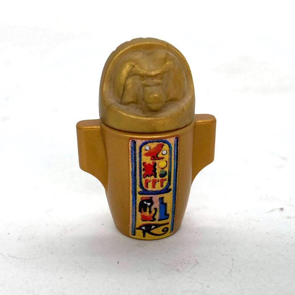 playmobil vase egyptien doré singe